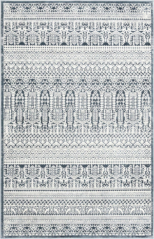 Blue 5' 3 x 8' Jill Zarin Uptown Rectangle Area Rug 70% Polypropylene & 30% Polyester  Contemporary Carpet for Living, Dining, Office, Bedroom for Sale at Rug Engine