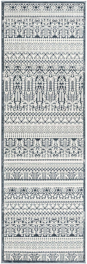 Blue 2' 7 x 8' Jill Zarin Uptown Runner Area Rug 70% Polypropylene & 30% Polyester  Contemporary Carpet for Living, Dining, Office, Bedroom for Sale at Rug Engine