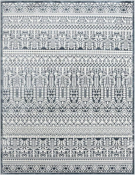 Blue 7' 10 x 10' Jill Zarin Uptown Rectangle Area Rug 70% Polypropylene & 30% Polyester  Contemporary Carpet for Living, Dining, Office, Bedroom for Sale at Rug Engine