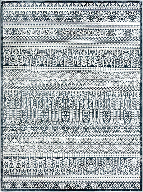 Blue 9' x 12' Jill Zarin Uptown Rectangle Area Rug 70% Polypropylene & 30% Polyester  Contemporary Carpet for Living, Dining, Office, Bedroom for Sale at Rug Engine