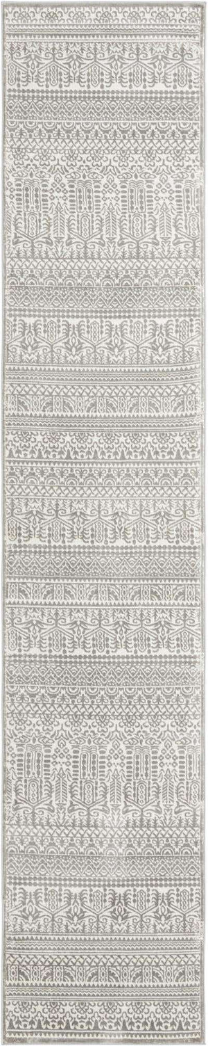 Gray 2' 7 x 13' 11 Jill Zarin Uptown Runner Area Rug 70% Polypropylene & 30% Polyester  Contemporary Carpet for Living, Dining, Office, Bedroom for Sale at Rug Engine