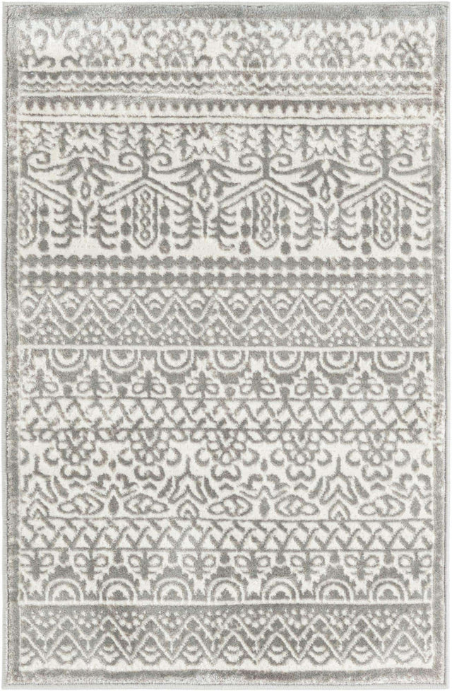 Gray 2' x 3' 1 Jill Zarin Uptown Rectangle Area Rug 70% Polypropylene & 30% Polyester  Contemporary Carpet for Living, Dining, Office, Bedroom for Sale at Rug Engine