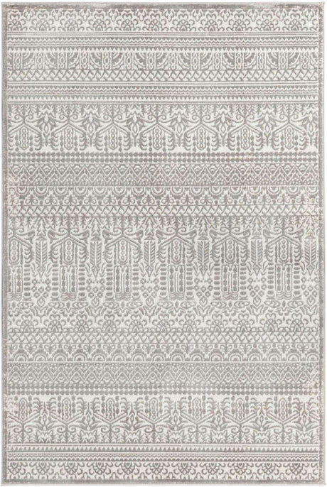 Gray 4' 1 x 6' 1 Jill Zarin Uptown Rectangle Area Rug 70% Polypropylene & 30% Polyester  Contemporary Carpet for Living, Dining, Office, Bedroom for Sale at Rug Engine