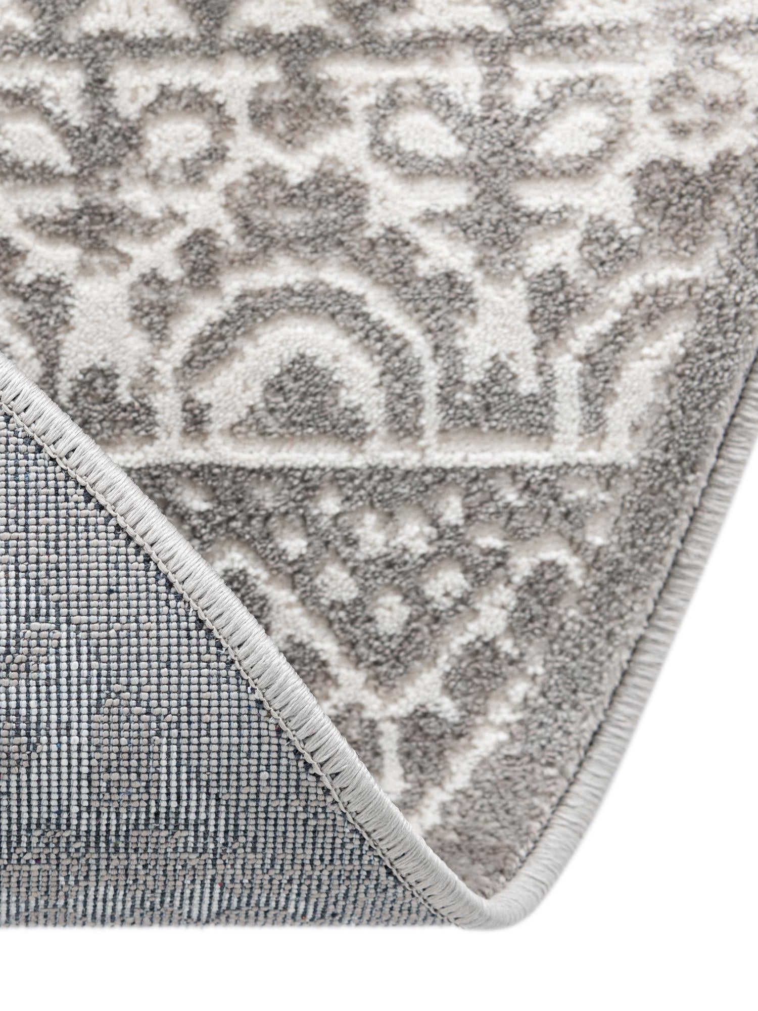 Gray 3' 3 x 3' 3 Jill Zarin Uptown Round Area Rug 70% Polypropylene & 30% Polyester  Contemporary Carpet for Living, Dining, Office, Bedroom for Sale at Rug Engine