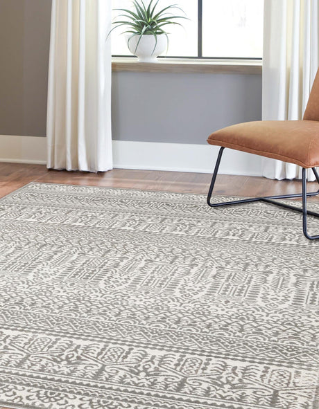 Gray 2' x 3' 1 Jill Zarin Uptown Rectangle Area Rug 70% Polypropylene & 30% Polyester  Contemporary Carpet for Living, Dining, Office, Bedroom for Sale at Rug Engine