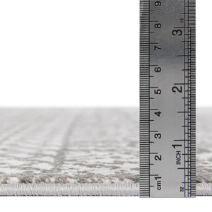 Gray 9' x 12' Jill Zarin Uptown Rectangle Area Rug 70% Polypropylene & 30% Polyester  Contemporary Carpet for Living, Dining, Office, Bedroom for Sale at Rug Engine
