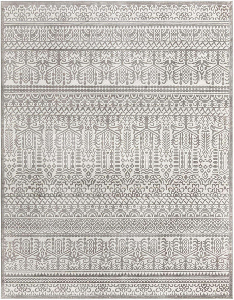 Gray 7' 10 x 10' Jill Zarin Uptown Rectangle Area Rug 70% Polypropylene & 30% Polyester  Contemporary Carpet for Living, Dining, Office, Bedroom for Sale at Rug Engine
