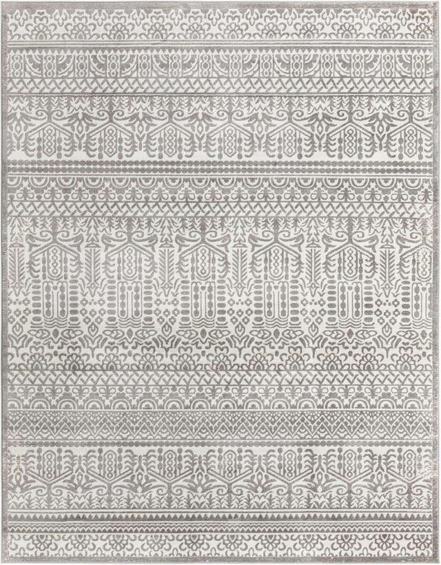 Gray 7' 10 x 10' Jill Zarin Uptown Rectangle Area Rug 70% Polypropylene & 30% Polyester  Contemporary Carpet for Living, Dining, Office, Bedroom for Sale at Rug Engine