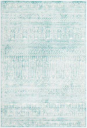 Teal 4' 1 x 6' 1 Jill Zarin Uptown Rectangle Area Rug 70% Polypropylene & 30% Polyester  Contemporary Carpet for Living, Dining, Office, Bedroom for Sale at Rug Engine