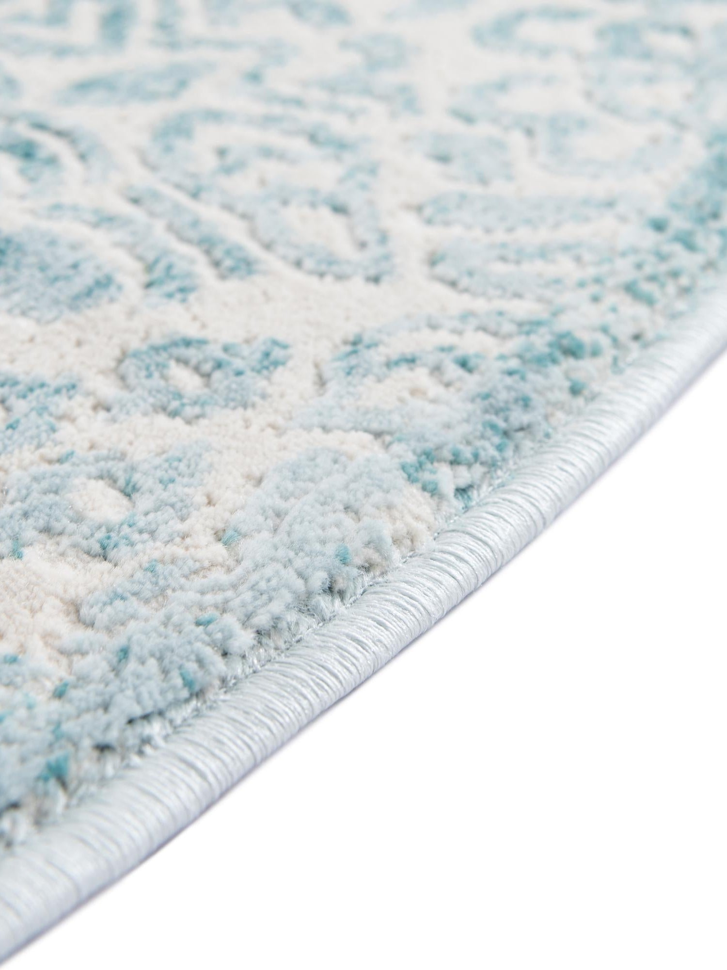 Teal 3' 3 x 3' 3 Jill Zarin Uptown Round Area Rug 70% Polypropylene & 30% Polyester  Contemporary Carpet for Living, Dining, Office, Bedroom for Sale at Rug Engine