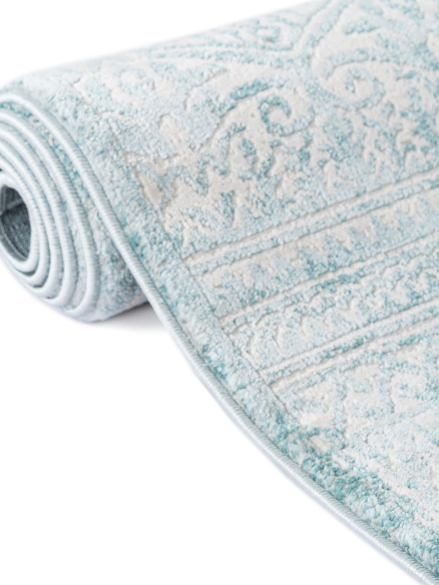 Teal 9' x 12' Jill Zarin Uptown Rectangle Area Rug 70% Polypropylene & 30% Polyester  Contemporary Carpet for Living, Dining, Office, Bedroom for Sale at Rug Engine