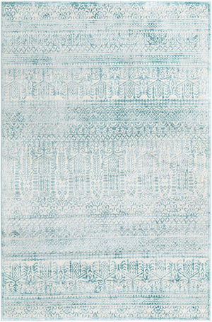 Teal 5' 3 x 8' Jill Zarin Uptown Rectangle Area Rug 70% Polypropylene & 30% Polyester  Contemporary Carpet for Living, Dining, Office, Bedroom for Sale at Rug Engine
