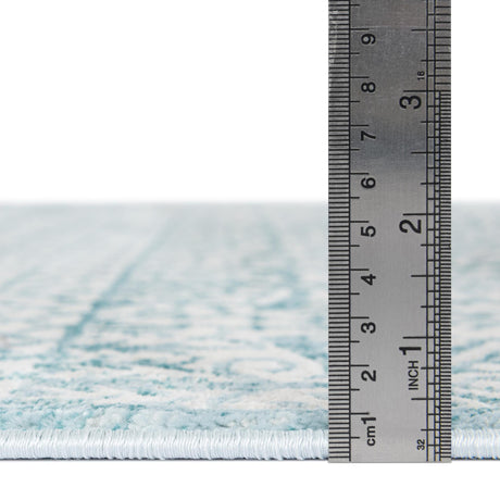 Teal 2' 7 x 13' 11 Jill Zarin Uptown Runner Area Rug 70% Polypropylene & 30% Polyester  Contemporary Carpet for Living, Dining, Office, Bedroom for Sale at Rug Engine