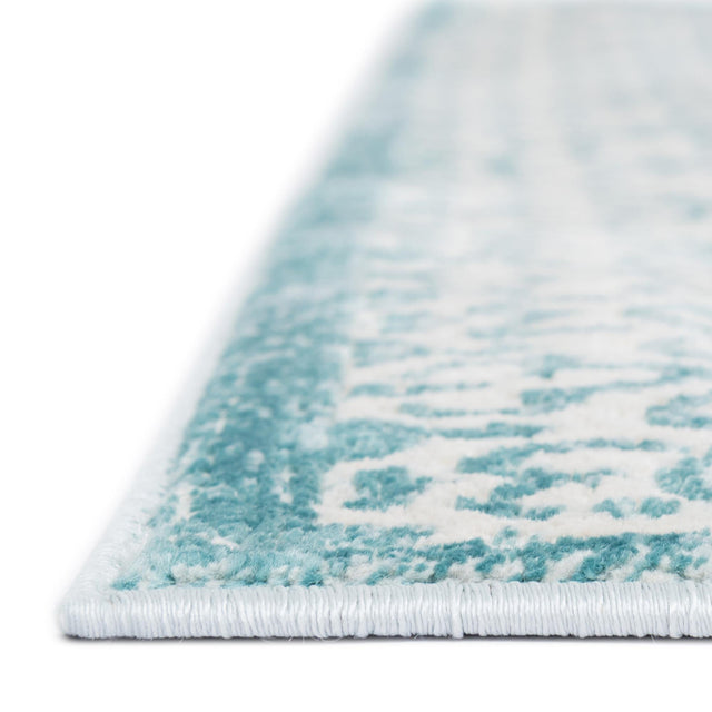 Teal 2' 7 x 13' 11 Jill Zarin Uptown Runner Area Rug 70% Polypropylene & 30% Polyester  Contemporary Carpet for Living, Dining, Office, Bedroom for Sale at Rug Engine