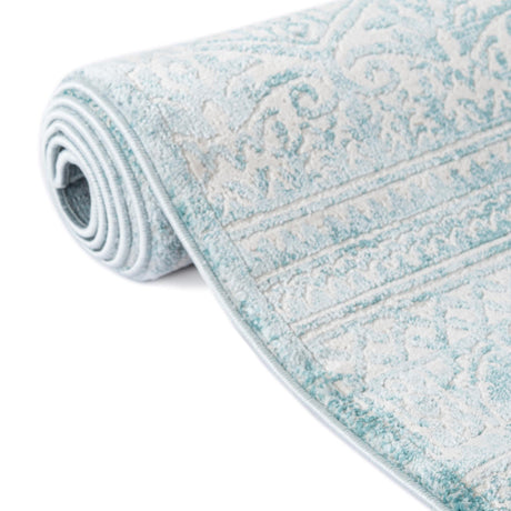 Teal 2' 7 x 13' 11 Jill Zarin Uptown Runner Area Rug 70% Polypropylene & 30% Polyester  Contemporary Carpet for Living, Dining, Office, Bedroom for Sale at Rug Engine