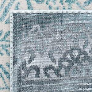 Teal 7' 10 x 7' 10 Jill Zarin Uptown Square Area Rug 70% Polypropylene & 30% Polyester  Contemporary Carpet for Living, Dining, Office, Bedroom for Sale at Rug Engine