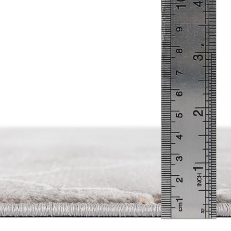 Gray 2' x 3' 1 Jill Zarin Uptown Rectangle Area Rug 70% Polypropylene & 30% Polyester  Contemporary Carpet for Living, Dining, Office, Bedroom for Sale at Rug Engine