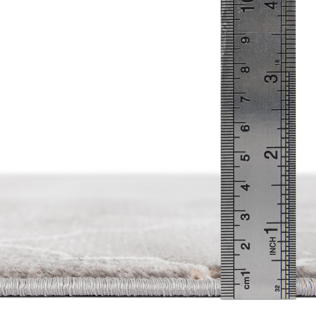 Gray 4' 1 x 6' 1 Jill Zarin Uptown Rectangle Area Rug 70% Polypropylene & 30% Polyester  Contemporary Carpet for Living, Dining, Office, Bedroom for Sale at Rug Engine