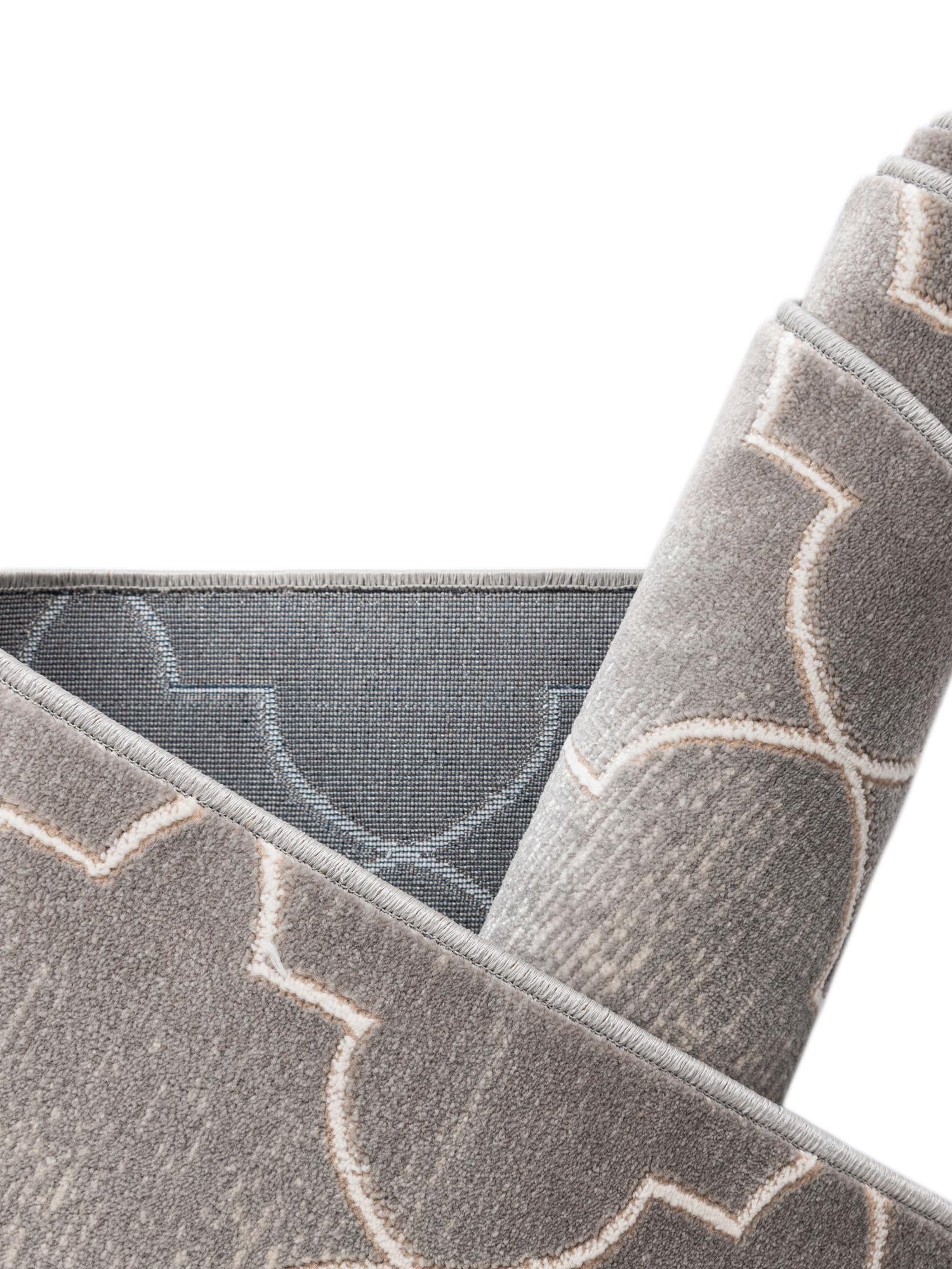 Gray 4' 1 x 6' 1 Jill Zarin Uptown Rectangle Area Rug 70% Polypropylene & 30% Polyester  Contemporary Carpet for Living, Dining, Office, Bedroom for Sale at Rug Engine