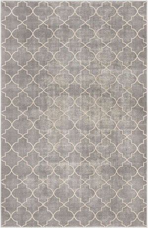 Gray 5' 3 x 8' Jill Zarin Uptown Rectangle Area Rug 70% Polypropylene & 30% Polyester  Contemporary Carpet for Living, Dining, Office, Bedroom for Sale at Rug Engine