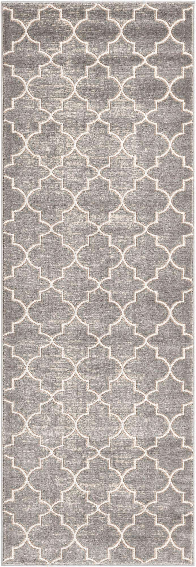 Gray 2' 2 x 6' 1 Jill Zarin Uptown Runner Area Rug 70% Polypropylene & 30% Polyester  Contemporary Carpet for Living, Dining, Office, Bedroom for Sale at Rug Engine