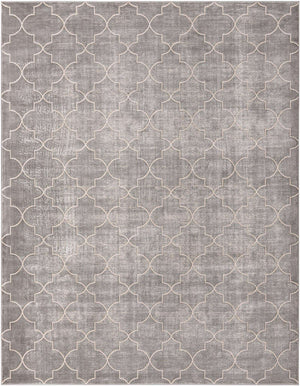 Gray 7' 10 x 10' Jill Zarin Uptown Rectangle Area Rug 70% Polypropylene & 30% Polyester  Contemporary Carpet for Living, Dining, Office, Bedroom for Sale at Rug Engine