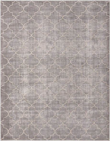 Gray 7' 10 x 10' Jill Zarin Uptown Rectangle Area Rug 70% Polypropylene & 30% Polyester  Contemporary Carpet for Living, Dining, Office, Bedroom for Sale at Rug Engine