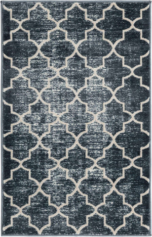 Navy Blue 2' x 3' 1 Jill Zarin Uptown Rectangle Area Rug 70% Polypropylene & 30% Polyester  Contemporary Carpet for Living, Dining, Office, Bedroom for Sale at Rug Engine