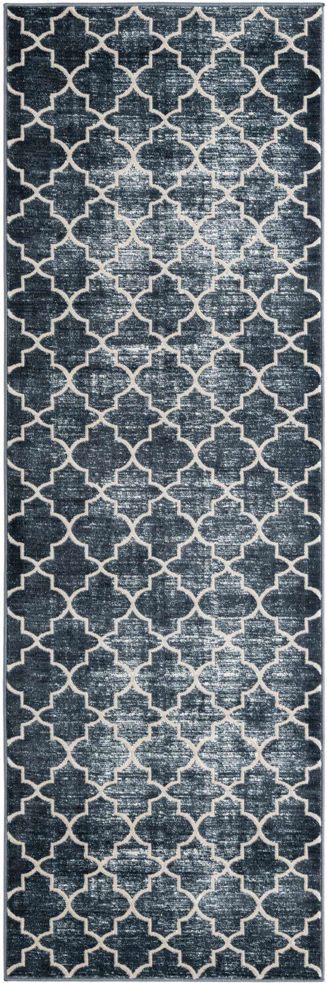 Navy Blue 2' 7 x 8' Jill Zarin Uptown Runner Area Rug 70% Polypropylene & 30% Polyester  Contemporary Carpet for Living, Dining, Office, Bedroom for Sale at Rug Engine