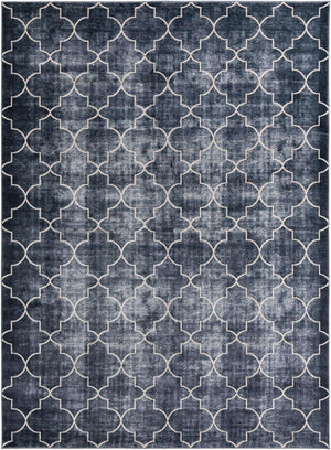 Navy Blue 9' x 12' Jill Zarin Uptown Rectangle Area Rug 70% Polypropylene & 30% Polyester  Contemporary Carpet for Living, Dining, Office, Bedroom for Sale at Rug Engine