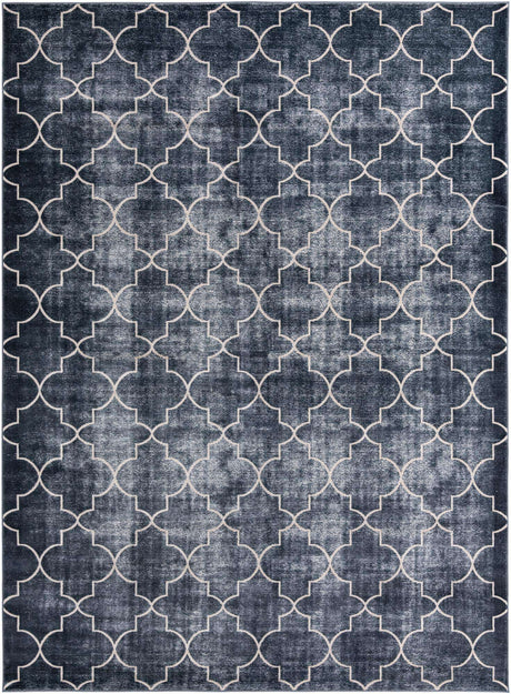 Navy Blue 9' x 12' Jill Zarin Uptown Rectangle Area Rug 70% Polypropylene & 30% Polyester  Contemporary Carpet for Living, Dining, Office, Bedroom for Sale at Rug Engine