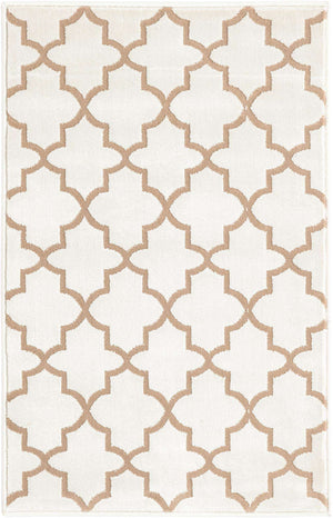 White 2' x 3' 1 Jill Zarin Uptown Rectangle Area Rug 70% Polypropylene & 30% Polyester  Contemporary Carpet for Living, Dining, Office, Bedroom for Sale at Rug Engine