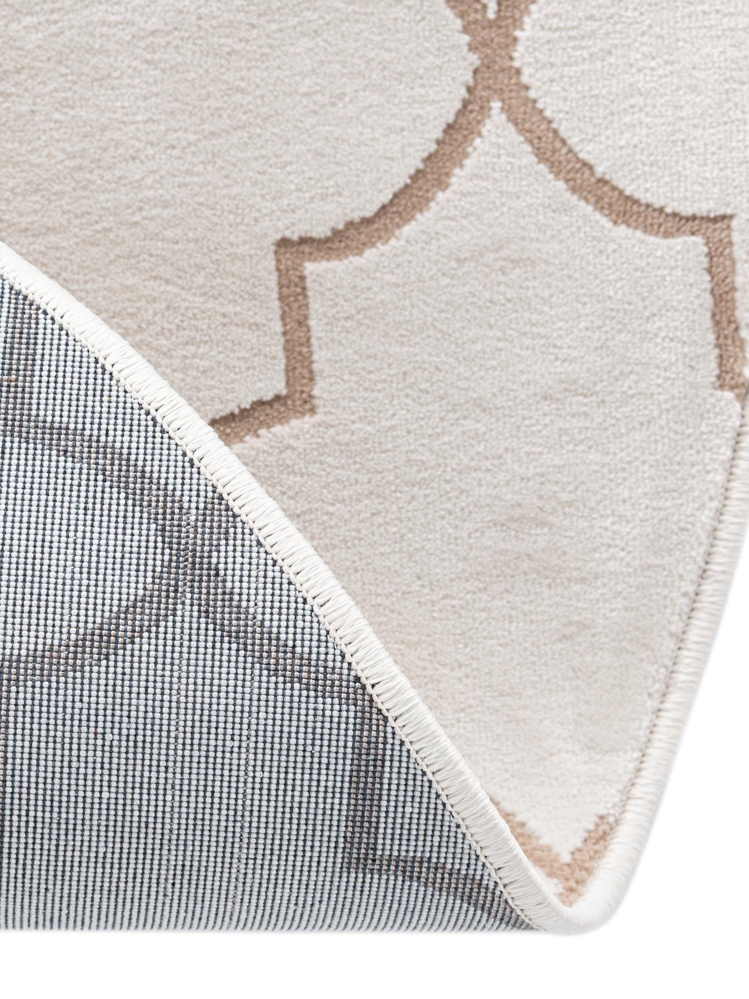 White 7' 10 x 7' 10 Jill Zarin Uptown Round Area Rug 70% Polypropylene & 30% Polyester  Contemporary Carpet for Living, Dining, Office, Bedroom for Sale at Rug Engine