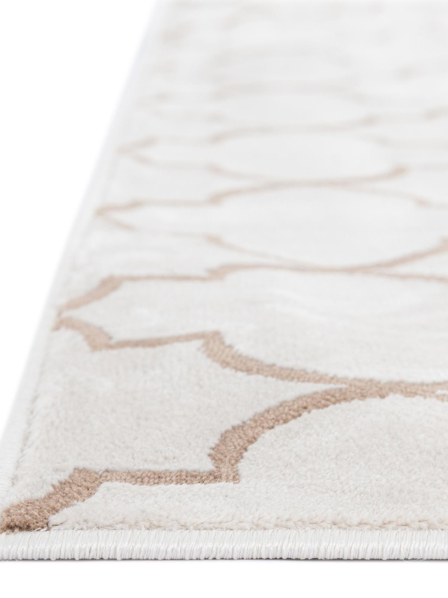 White 5' 3 x 8' Jill Zarin Uptown Rectangle Area Rug 70% Polypropylene & 30% Polyester  Contemporary Carpet for Living, Dining, Office, Bedroom for Sale at Rug Engine