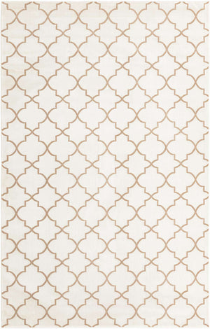 White 5' 3 x 8' Jill Zarin Uptown Rectangle Area Rug 70% Polypropylene & 30% Polyester  Contemporary Carpet for Living, Dining, Office, Bedroom for Sale at Rug Engine