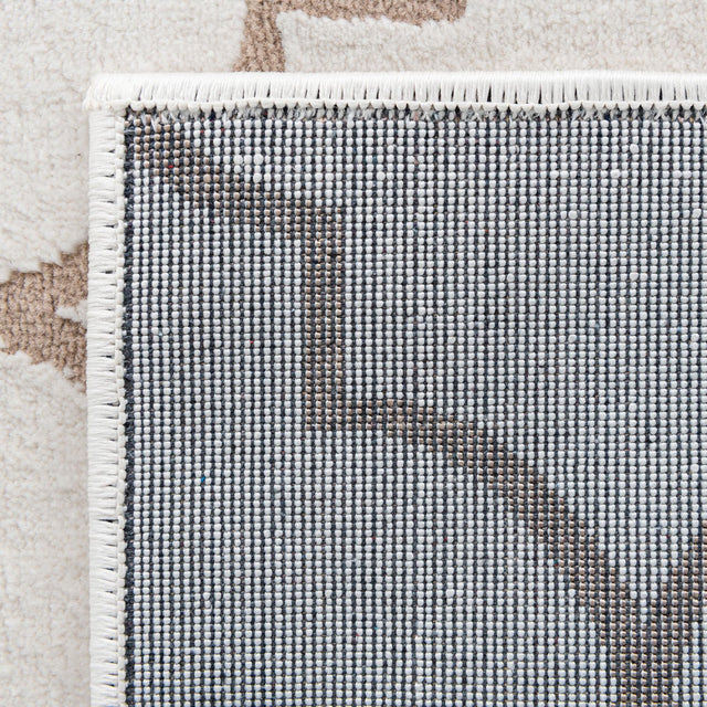 White 7' 10 x 7' 10 Jill Zarin Uptown Square Area Rug 70% Polypropylene & 30% Polyester  Contemporary Carpet for Living, Dining, Office, Bedroom for Sale at Rug Engine