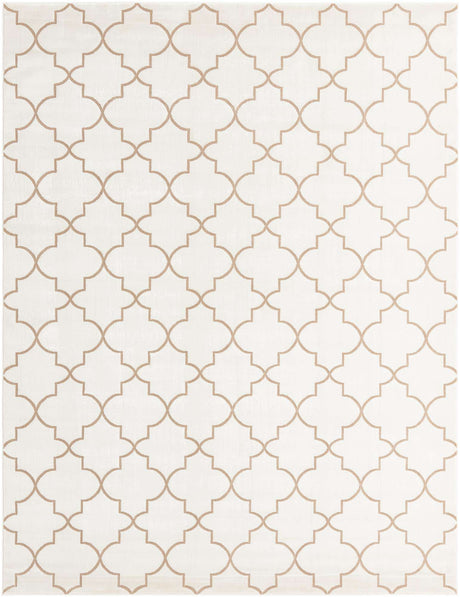 White 7' 10 x 10' Jill Zarin Uptown Rectangle Area Rug 70% Polypropylene & 30% Polyester  Contemporary Carpet for Living, Dining, Office, Bedroom for Sale at Rug Engine