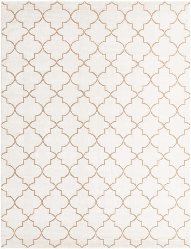 White 7' 10 x 10' Jill Zarin Uptown Rectangle Area Rug 70% Polypropylene & 30% Polyester  Contemporary Carpet for Living, Dining, Office, Bedroom for Sale at Rug Engine