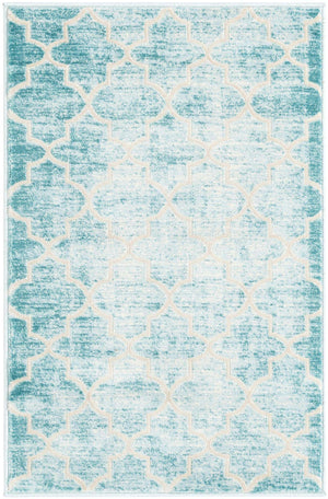 Teal 2' x 3' 1 Jill Zarin Uptown Rectangle Area Rug 70% Polypropylene & 30% Polyester  Contemporary Carpet for Living, Dining, Office, Bedroom for Sale at Rug Engine