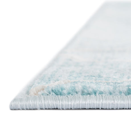Teal 5' 3 x 8' Jill Zarin Uptown Rectangle Area Rug 70% Polypropylene & 30% Polyester  Contemporary Carpet for Living, Dining, Office, Bedroom for Sale at Rug Engine