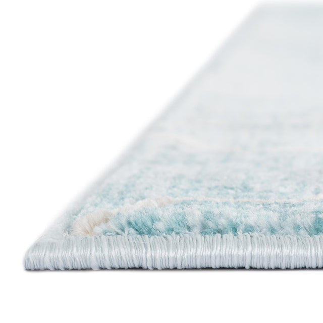 Teal 4' 1 x 6' 1 Jill Zarin Uptown Rectangle Area Rug 70% Polypropylene & 30% Polyester  Contemporary Carpet for Living, Dining, Office, Bedroom for Sale at Rug Engine