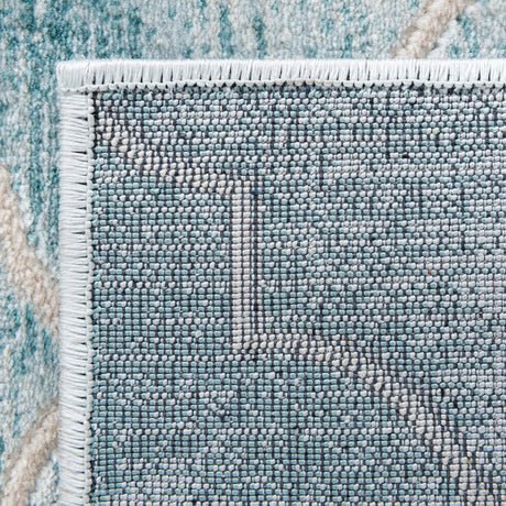 Teal 7' 10 x 10' Jill Zarin Uptown Rectangle Area Rug 70% Polypropylene & 30% Polyester  Contemporary Carpet for Living, Dining, Office, Bedroom for Sale at Rug Engine