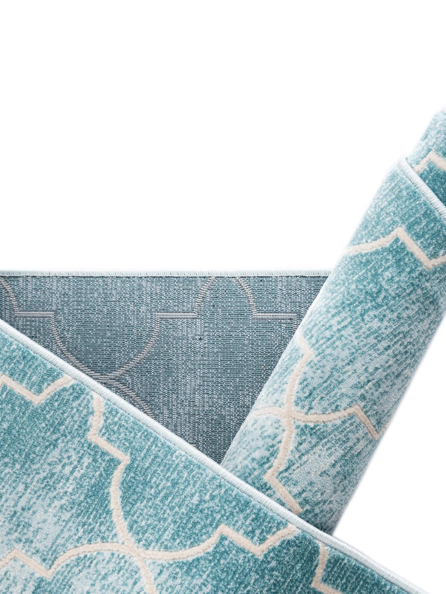 Teal 4' 1 x 6' 1 Jill Zarin Uptown Rectangle Area Rug 70% Polypropylene & 30% Polyester  Contemporary Carpet for Living, Dining, Office, Bedroom for Sale at Rug Engine