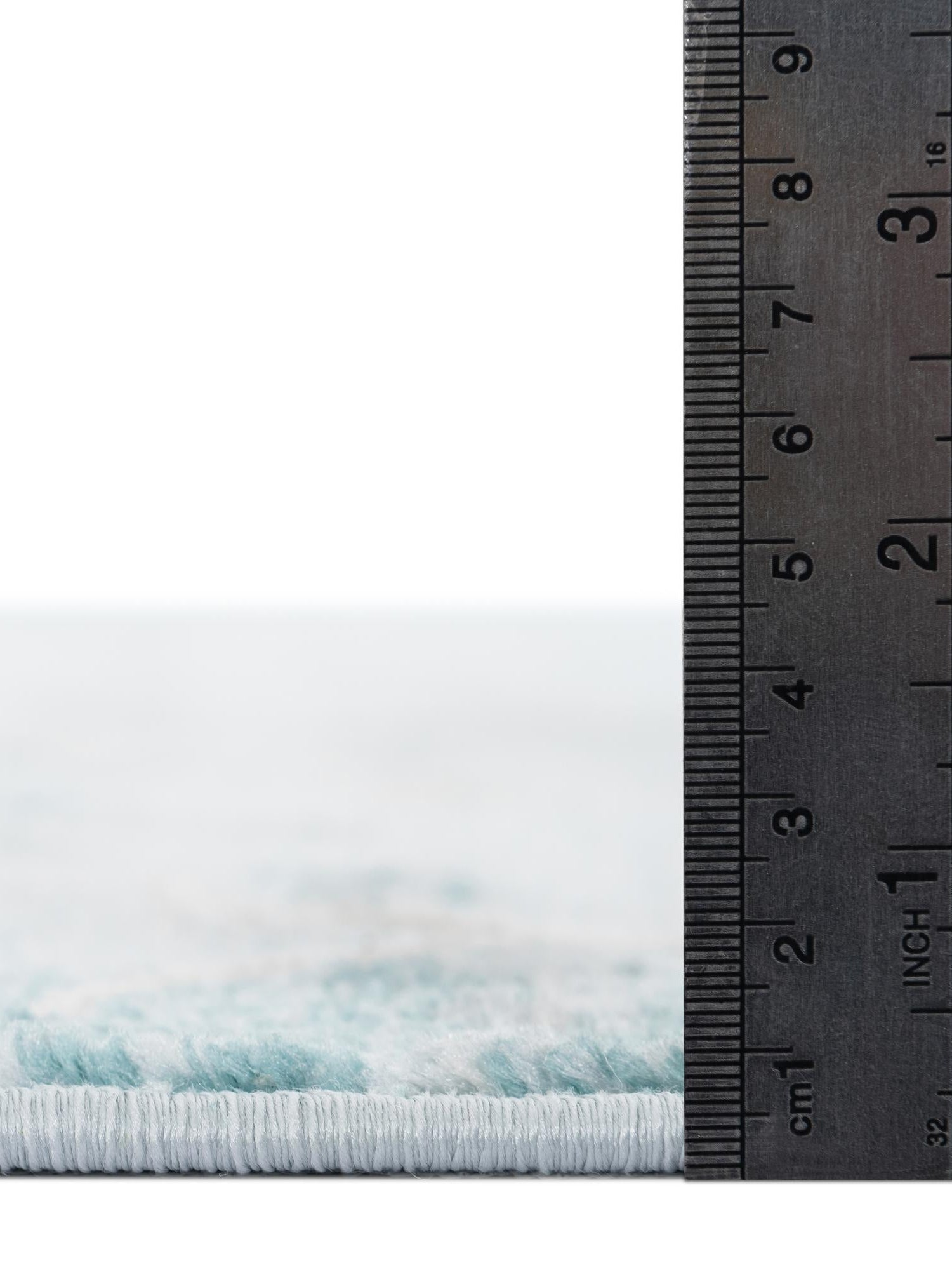 Teal 2' 7 x 8' Jill Zarin Uptown Runner Area Rug 70% Polypropylene & 30% Polyester  Contemporary Carpet for Living, Dining, Office, Bedroom for Sale at Rug Engine