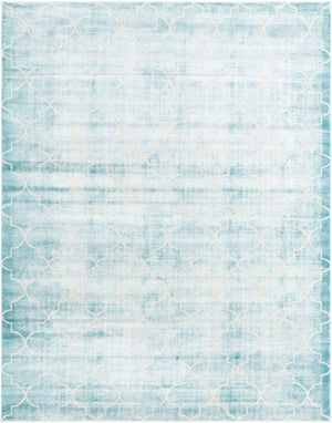 Teal 7' 10 x 10' Jill Zarin Uptown Rectangle Area Rug 70% Polypropylene & 30% Polyester  Contemporary Carpet for Living, Dining, Office, Bedroom for Sale at Rug Engine