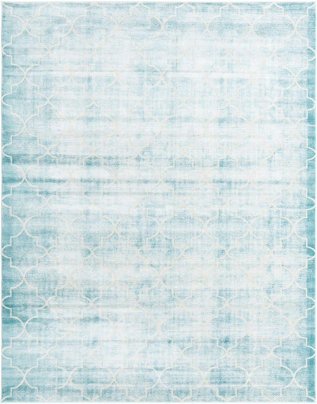 Teal 7' 10 x 10' Jill Zarin Uptown Rectangle Area Rug 70% Polypropylene & 30% Polyester  Contemporary Carpet for Living, Dining, Office, Bedroom for Sale at Rug Engine