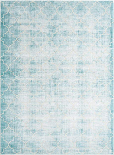 Teal 9' x 12' Jill Zarin Uptown Rectangle Area Rug 70% Polypropylene & 30% Polyester  Contemporary Carpet for Living, Dining, Office, Bedroom for Sale at Rug Engine