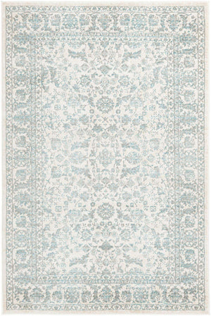 Teal 4' 1 x 6' 1 Jill Zarin Uptown Rectangle Area Rug 70% Polypropylene & 30% Polyester  Contemporary Carpet for Living, Dining, Office, Bedroom for Sale at Rug Engine