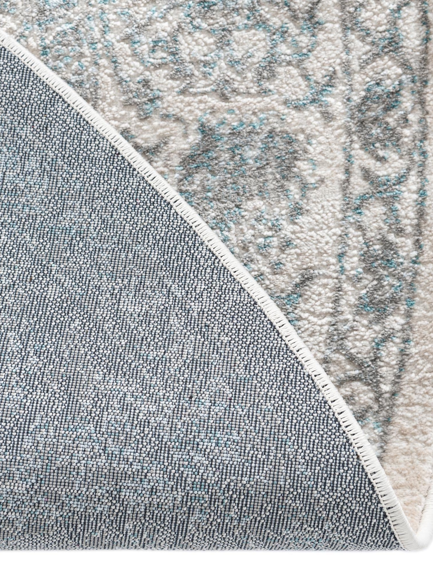 Teal 7' 10 x 7' 10 Jill Zarin Uptown Round Area Rug 70% Polypropylene & 30% Polyester  Contemporary Carpet for Living, Dining, Office, Bedroom for Sale at Rug Engine