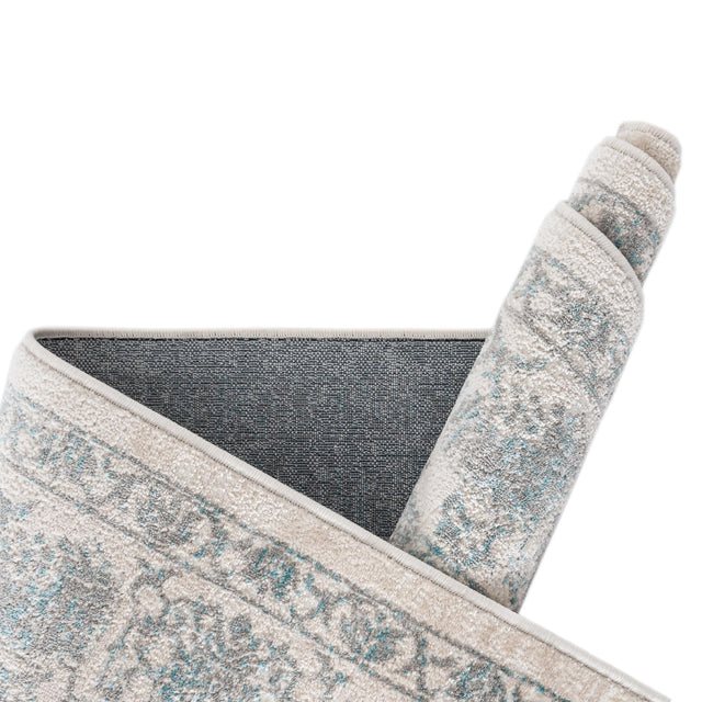 Teal 7' 10 x 7' 10 Jill Zarin Uptown Round Area Rug 70% Polypropylene & 30% Polyester  Contemporary Carpet for Living, Dining, Office, Bedroom for Sale at Rug Engine